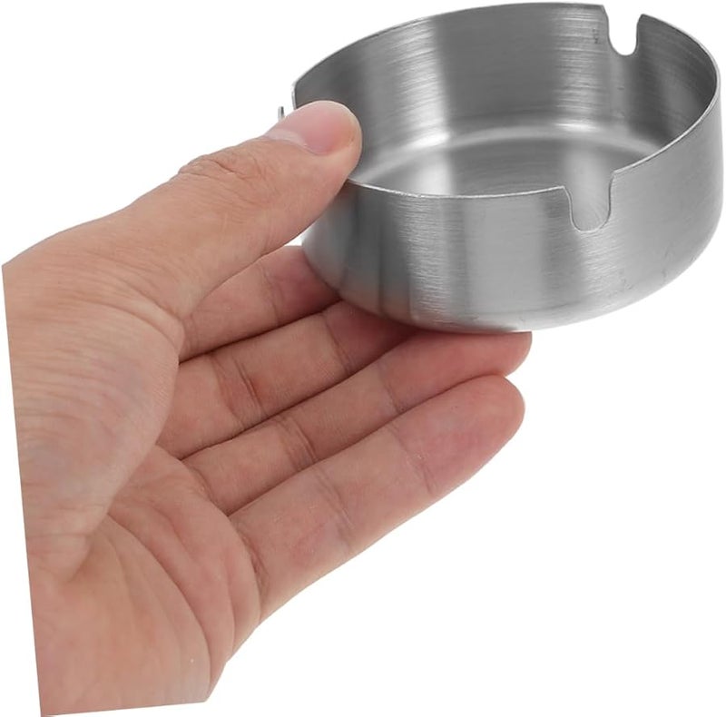 مطفأة سجائر من الفولاذ المقاوم للصدأ مقاومة للرياح للاستخدام الداخلي والخارجي بتصميم حديث - Image 3